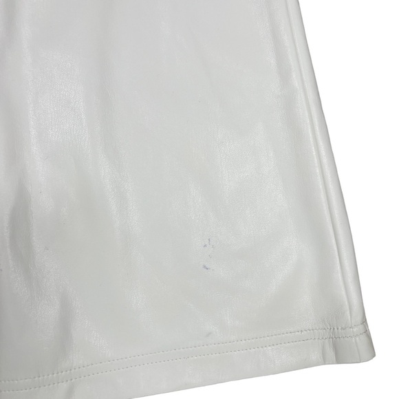 Alice + Olivia FLAWED Marshall Vegan Leather High Rise Cropped Pant NWT 8 - Picture 5 of 11
